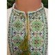 Ukrainian hand embroidered shirt for men Beige green linen shirt Colorful ethnic cross stitch embroidery Slavic costume Christmas gift Ukrainian hand embroidered shirt for men Beige green linen shirt Colorful ethnic cross stitch embroidery Slavic costume Christmas gift