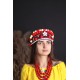 Ukrainian headband for women Colorful ethnic head crown with flowers & beige pom poms Traditional folk head wreath Easter gift Ukrainian headband for women Colorful ethnic head crown with flowers & beige pom poms Traditional folk head wreath Easter gift