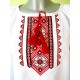 Ukrainian embroidered blouse for women Slavic red black embroidery White ethnic wedding costume Folk outfit for lady Easter gift Ukrainian embroidered blouse for women Slavic red black embroidery White ethnic wedding costume Folk outfit for lady Easter gift