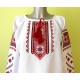 Ukrainian embroidered blouse for women Slavic red black embroidery White ethnic wedding costume Folk outfit for lady Easter gift Ukrainian embroidered blouse for women Slavic red black embroidery White ethnic wedding costume Folk outfit for lady Easter gift