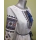 Ukrainian embroidered blouse for women Slavic blue & olive embroidery White ethnic wedding costume Folk outfit for lady Easter gift Ukrainian embroidered blouse for women Slavic blue & olive embroidery White ethnic wedding costume Folk outfit for lady Easter gift