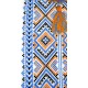 Ukrainian hand embroidered linen shirt for men Ethnic cross stitch blue yellow embroidery White slavic wedding costume Easter gift Ukrainian hand embroidered linen shirt for men Ethnic cross stitch blue yellow embroidery White slavic wedding costume Easter gift