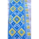 Ukrainian hand embroidered linen shirt for men Ethnic cross stitch blue yellow embroidery White slavic wedding costume Easter gift Ukrainian hand embroidered linen shirt for men Ethnic cross stitch blue yellow embroidery White slavic wedding costume Easter gift