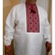 Hand embroidered linen shirt for men Ethnic red & black ukrainian cross stitch Organic long sleeve shirt Slavic costume Christmas gift Hand embroidered linen shirt for men Ethnic red & black ukrainian cross stitch Organic long sleeve shirt Slavic costume Christmas gift
