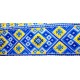 Hand embroidered organic cotton shirt for men Ethnic Ukrainian cross stitch Blue yellow embroidery White Cossack shirt Christmas gift Hand embroidered organic cotton shirt for men Ethnic Ukrainian cross stitch Blue yellow embroidery White Cossack shirt Christmas gift