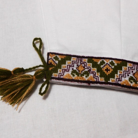 Ukrainian hand embroidered linen shirt Vyshivanka Slavic chartreuse beige cross stitch embroidery Folk wedding costume Christmas gift Ukrainian hand embroidered linen shirt Vyshivanka Slavic chartreuse beige cross stitch embroidery Folk wedding costume Christmas gift