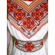 Vintage hand embroidered blouse Ukrainian wedding costume Flame orange Slavic folk garment Organic cotton blouse Ethnic Christmas gift Vintage hand embroidered blouse Ukrainian wedding costume Flame orange Slavic folk garment Organic cotton blouse Ethnic Christmas gift