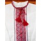 Ukrainian hand embroidered white shirt for boy Ethnic cross stitch red black embroidery Slavic carpathian folk costume Christmas gift kid Ukrainian hand embroidered white shirt for boy Ethnic cross stitch red black embroidery Slavic carpathian folk costume Christmas gift kid