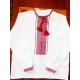 Ukrainian hand embroidered white shirt for boy Ethnic cross stitch red black embroidery Slavic carpathian folk costume Christmas gift kid Ukrainian hand embroidered white shirt for boy Ethnic cross stitch red black embroidery Slavic carpathian folk costume Christmas gift kid