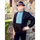 Hand embroidered linen shirt Black organic shirt for men Ethnic ukrainian embroidery Blue cross stitch Slavic costume Christmas gift Hand embroidered linen shirt Black organic shirt for men Ethnic ukrainian embroidery Blue cross stitch Slavic costume Christmas gift
