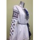 Ukrainian embroidered blouse for women Slavic blue & olive embroidery White ethnic wedding costume Folk outfit for lady Easter gift Ukrainian embroidered blouse for women Slavic blue & olive embroidery White ethnic wedding costume Folk outfit for lady Easter gift