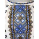 Ukrainian embroidered blouse for women Slavic blue & olive embroidery White ethnic wedding costume Folk outfit for lady Easter gift Ukrainian embroidered blouse for women Slavic blue & olive embroidery White ethnic wedding costume Folk outfit for lady Easter gift