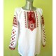 Ukrainian embroidered blouse for women Slavic red black embroidery White ethnic wedding costume Folk outfit for lady Christmas gift Ukrainian embroidered blouse for women Slavic red black embroidery White ethnic wedding costume Folk outfit for lady Christmas gift