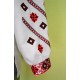 Ukrainian embroidered blouse for women Slavic red black embroidery White ethnic wedding costume Folk outfit for lady Christmas gift Ukrainian embroidered blouse for women Slavic red black embroidery White ethnic wedding costume Folk outfit for lady Christmas gift