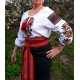 Romanian embroidered blouse for women Ukrainian ethnic vyshivanka with roses White slavic wedding costume Folk Easter gift Romanian embroidered blouse for women Ukrainian ethnic vyshivanka with roses White slavic wedding costume Folk Easter gift