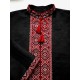 Black hand embroidered linen shirt for men Cossack folk shirt Ethnic ukrainian embroidery Red cross stitch Slavic Christmas gift Black hand embroidered linen shirt for men Cossack folk shirt Ethnic ukrainian embroidery Red cross stitch Slavic Christmas gift