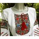 Romanian embroidered blouse for women Slavic embroidery with roses White floral ethnic costume Easter gift Ukrainian wedding dress Romanian embroidered blouse for women Slavic embroidery with roses White floral ethnic costume Easter gift Ukrainian wedding dress