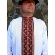 Ukrainian hand embroidered shirt men White wedding folk costume Slavic cross stitch embroidery Organic cotton Ethnic Christmas gift Ukrainian hand embroidered shirt men White wedding folk costume Slavic cross stitch embroidery Organic cotton Ethnic Christmas gift