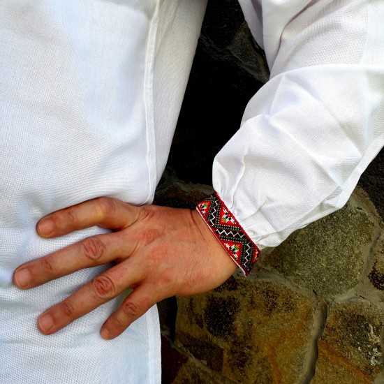 Ukrainian hand embroidered shirt men White wedding folk costume Slavic cross stitch embroidery Organic cotton Ethnic Christmas gift Ukrainian hand embroidered shirt men White wedding folk costume Slavic cross stitch embroidery Organic cotton Ethnic Christmas gift