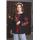 Romanian embroidered blouse for women Ukrainian ethnic vyshivanka with roses Organic cotton Black slavic costume Folk Easter gift Romanian embroidered blouse for women Ukrainian ethnic vyshivanka with roses Organic cotton Black slavic costume Folk Easter gift