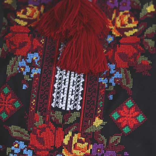 Romanian embroidered blouse for women Ukrainian ethnic vyshivanka with roses Organic cotton Black slavic costume Folk Easter gift Romanian embroidered blouse for women Ukrainian ethnic vyshivanka with roses Organic cotton Black slavic costume Folk Easter gift
