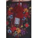Romanian embroidered blouse for women Ukrainian ethnic vyshivanka with roses Organic cotton Black slavic costume Folk Easter gift Romanian embroidered blouse for women Ukrainian ethnic vyshivanka with roses Organic cotton Black slavic costume Folk Easter gift