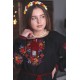 Romanian embroidered blouse for women Ukrainian ethnic vyshivanka with roses Organic cotton Black slavic costume Folk Easter gift Romanian embroidered blouse for women Ukrainian ethnic vyshivanka with roses Organic cotton Black slavic costume Folk Easter gift